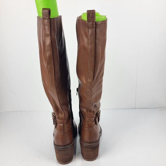 ZODIAC Georgia Round Toe Block Heel Zip-Up Riding Boot 8 M - Picture 6 of 12